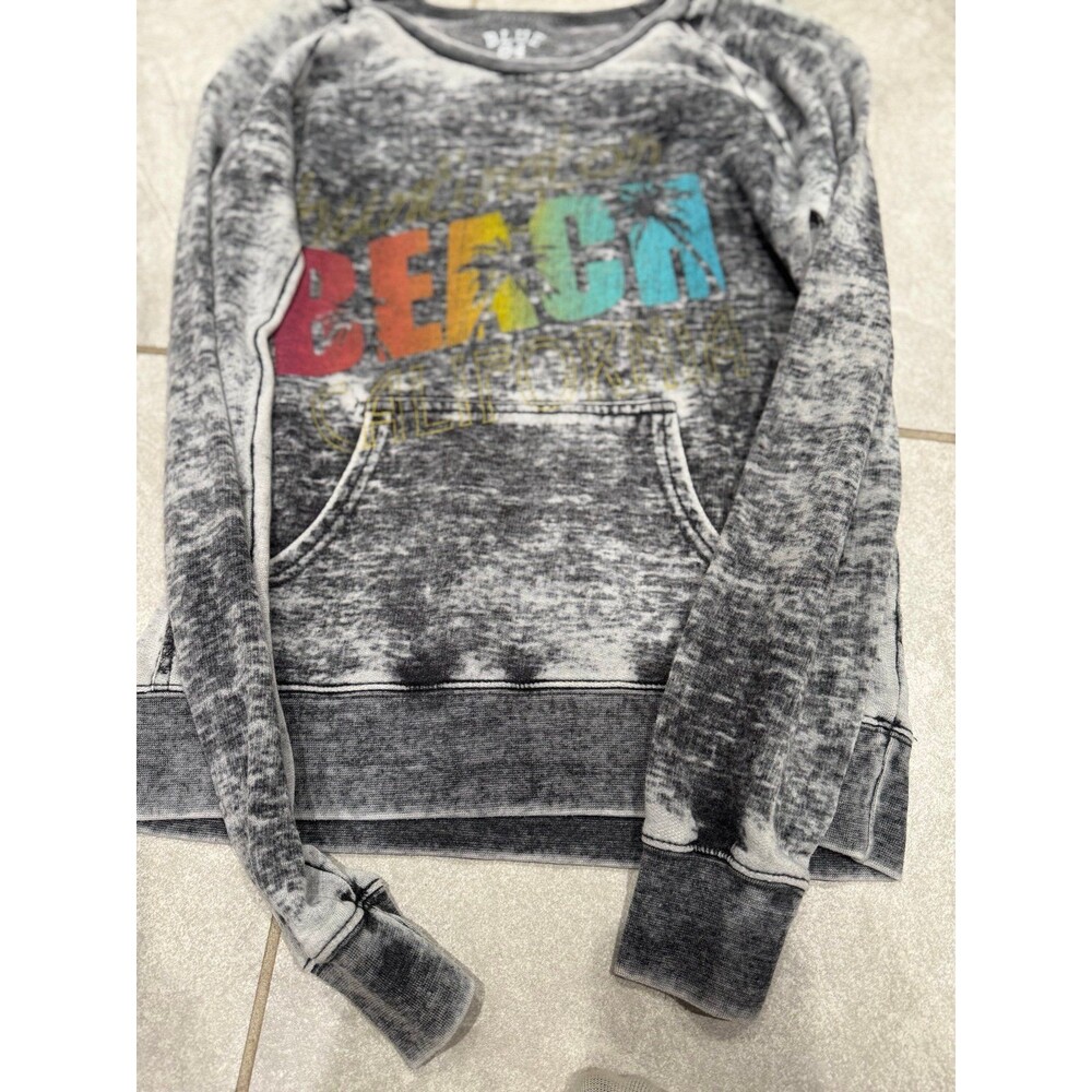 Blue 84 Gray Sweatshirt “beach” in multicolor Size small